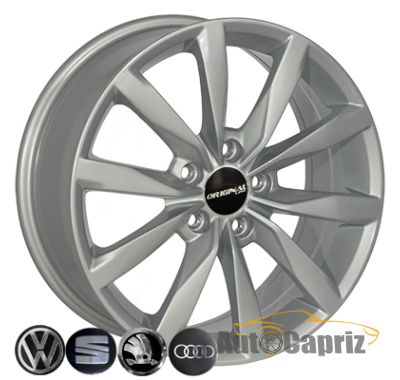 Диски Replica Skoda TL0358NW S R17 W7.0 PCD5x112 ET49 DIA57.1     